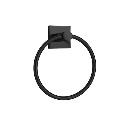 Orca Hardware Towel Ring, BL Black Finish 5860-BL
